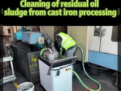 Peralatan Penghapusan Slag CNC Coolant Tank Cleaner 8000L/H Aliran