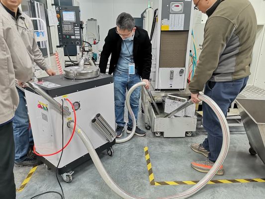 Kapasitas pengolahan 8000L Chip Sludge Removal Machine CNC Pembersihan Tangki Air
