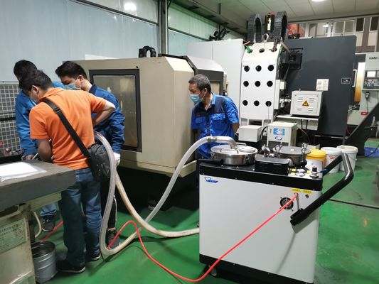 Aluminium Chip Cleaning CNC Coolant Filter System Coolant Tank Cleaner