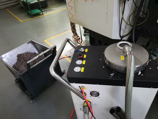 Mesin Pembuangan Limbah Chip Pneumatik Murni Sedimen CNC Coolant Tank Cleaner