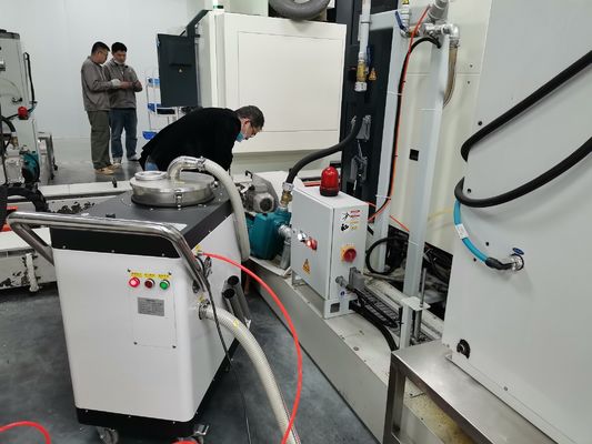 Iron Aluminium Chip Sludge Removal Machine CNC Pembersihan Tangki Coolant