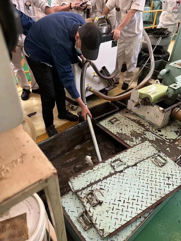 Mesin penggiling Filter Berat 150KG Daya 120W Akurasi filtrasi minimum 20mm