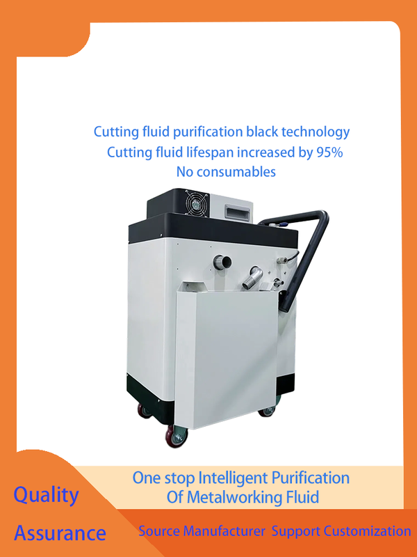 Separator minyak pendingin CNC Putih dan Hitam dengan pasokan listrik 220V 50Hz atau 110V 60Hz dan Ozone Value 500mg M3 untuk Pemisahan Minyak